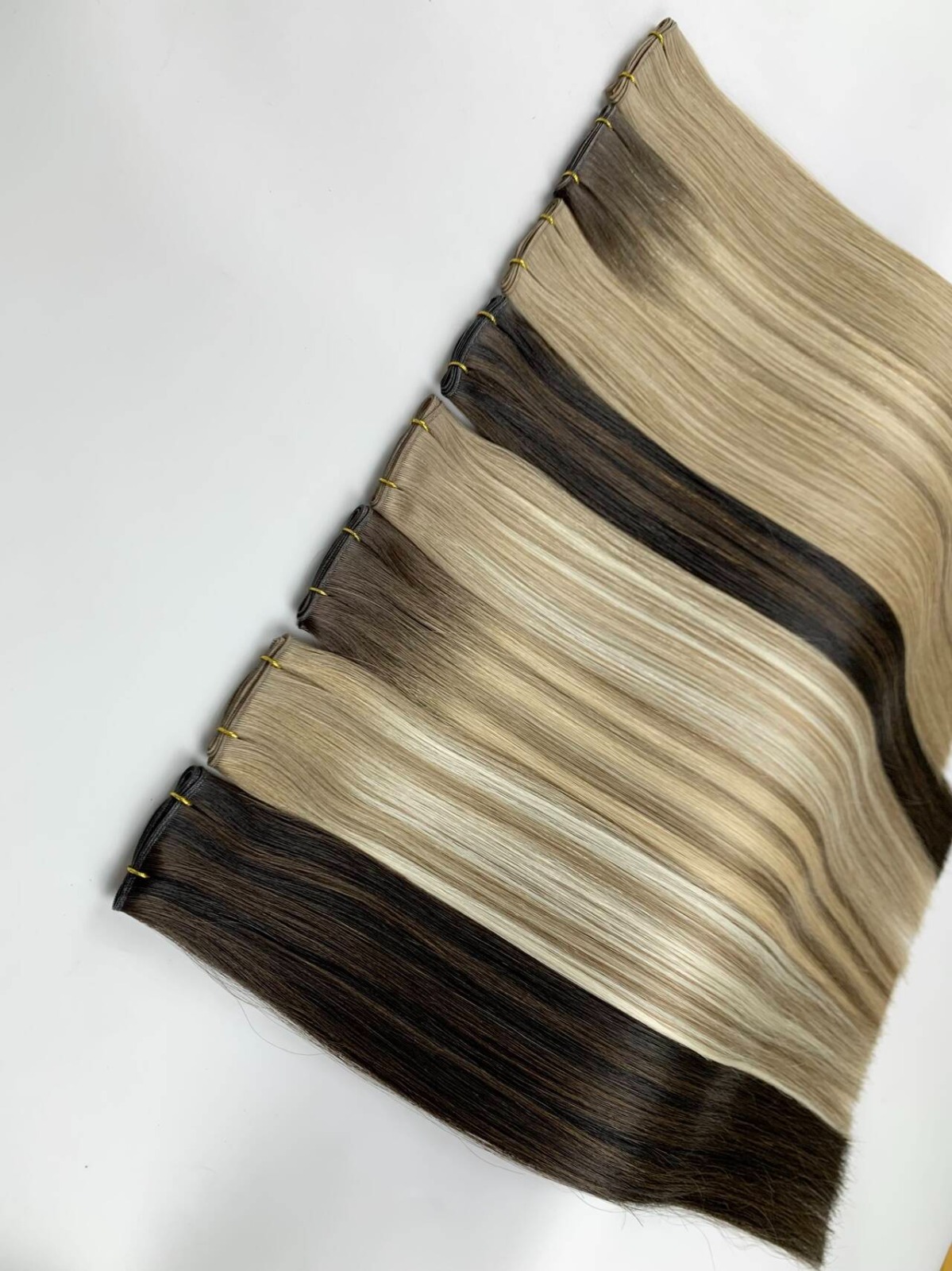 korte pruik echt haar kleuren